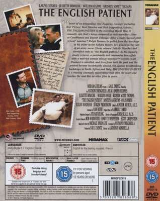 The English Patient (DVD)