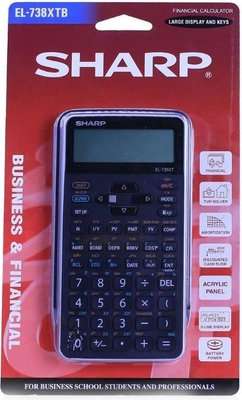 Sharp EL-738XTB Financial Calculator
