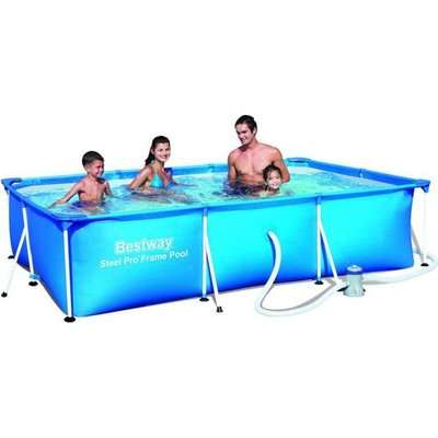 Bestway Jnr Frame Pool Set (4m X 2.11m X 81cm) - Includes Pump