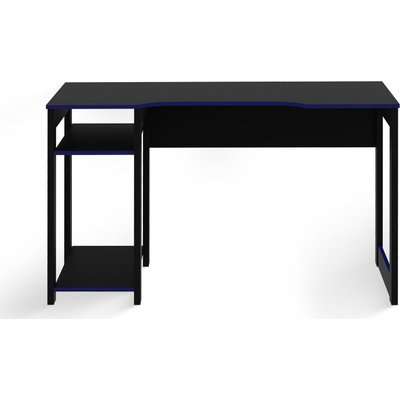 Techno Mobili Desk Gamer Station (Wood)(Black & Blue)
