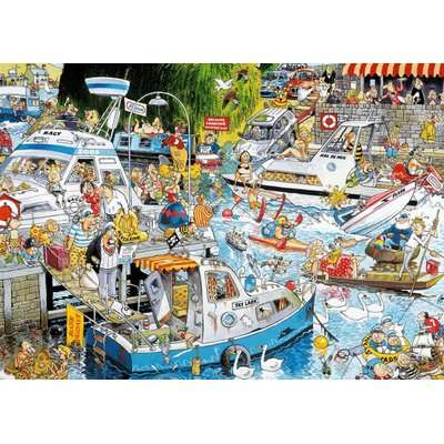 Jumbo Falcon Graham Thompson Jigsaw Puzzle Cruise Chaos (1000 Piece)