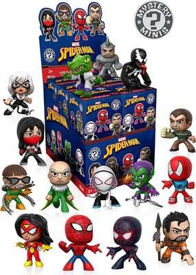 Funko Mystery Mini Box - Spider-Man Vinyl Figurines (1 Toy)(Supplied May Vary)