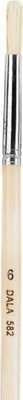 Dala Series 582 Hog Bristle Brush (Round)(No.6)