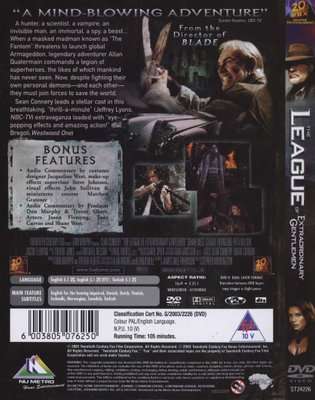 The League Of Extraordinary Gentlemen (DVD)