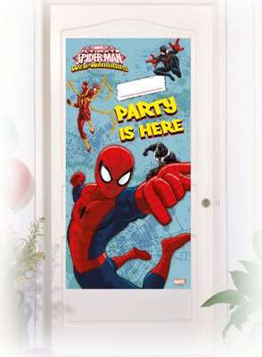 Ultimate Spiderman Web Warriors - Personalised Door Banner