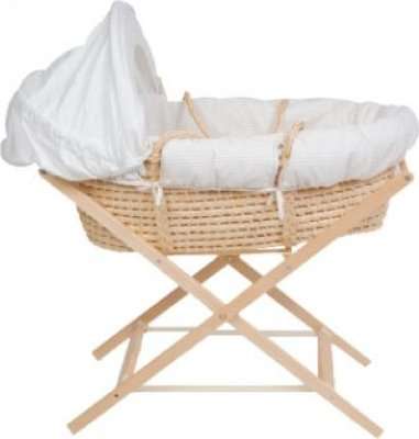 Snuggletime Moses Basket Assorted Linen Set: Sheet, Cot Bumper, Quilt & Hood