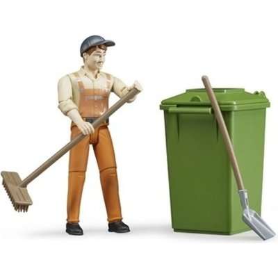 Bruder Waste Disposal Figure Set
