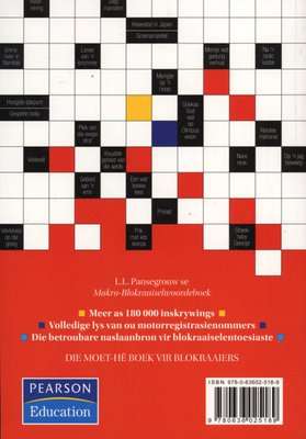 Pansegrouw Makro Blokraaiselwoordeboek (Afrikaans, Paperback)