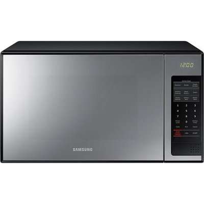 Samsung 32L Solo Microwave Oven with Mirror Door - Black/Silver