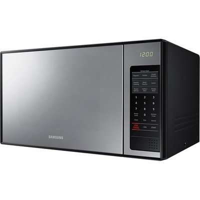 Samsung 32L Solo Microwave Oven with Mirror Door - Black/Silver