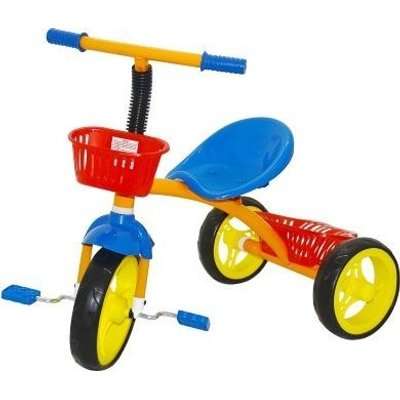 Tricycle with Baskets (Dark Blue)