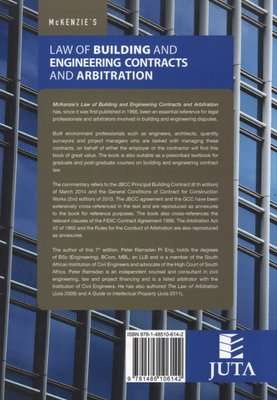 McKenzie's law of building and engineering contracts and arbitration (Paperback, 7th ed)