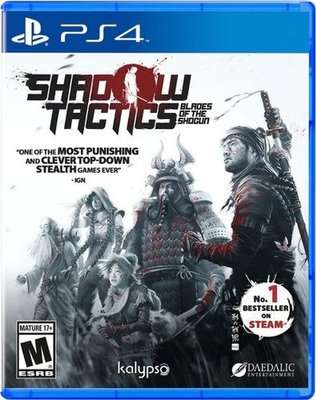 Shadow Tactics: Blades of the Shogun (PlayStation 4, Blu-ray disc)