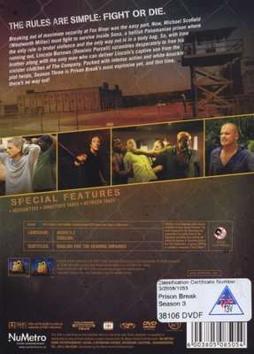 Prison Break - Season 3 (DVD, Boxed set)