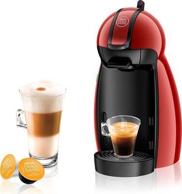Nescafe Dolce Gusto Piccolo Capsule Coffee Machine (Red)