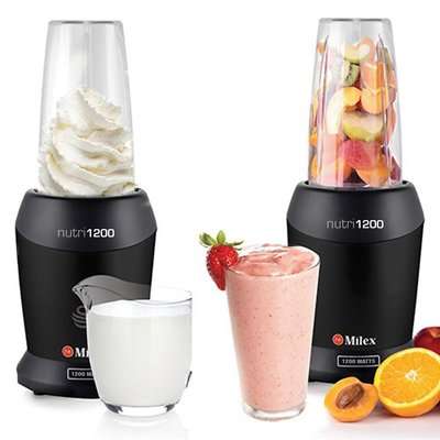 Milex Nutri1200 8-in-1 Nutritional Blender (Black)