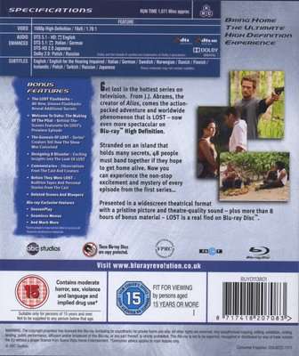 Lost - Season 1 (Blu-ray disc)