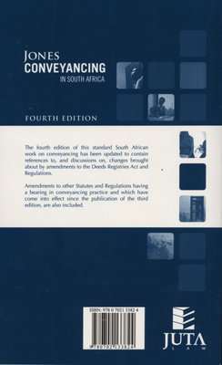 Conveyancing in South Africa (Paperback, 4th Ed)