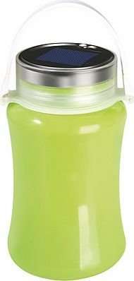 UltraTec Solar LED Silicone Waterproof Bottle (Green)