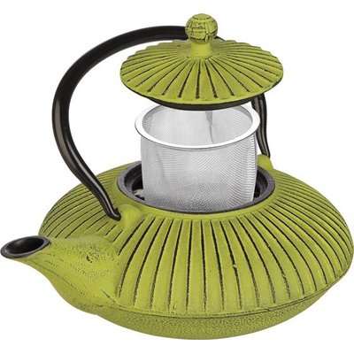 Ibili Oriental Cast Iron Tetsubin Teapot with Infuser - Verde (780ml)