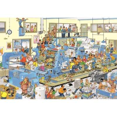 Jumbo Jan van Haasteren The Printing Office  Jigsaw Puzzle (1500 Pieces)