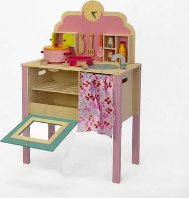 Jeronimo My Wooden Kitchen with Clock