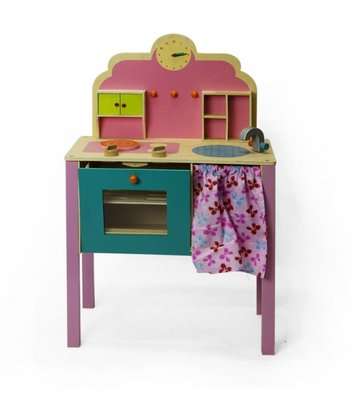 Jeronimo My Wooden Kitchen with Clock