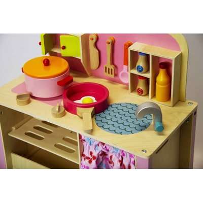 Jeronimo My Wooden Kitchen with Clock
