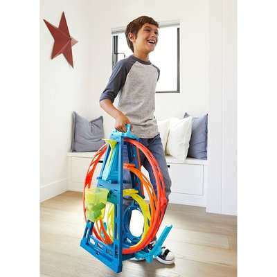 Hot Wheels Track Builder Triple Loop Kit