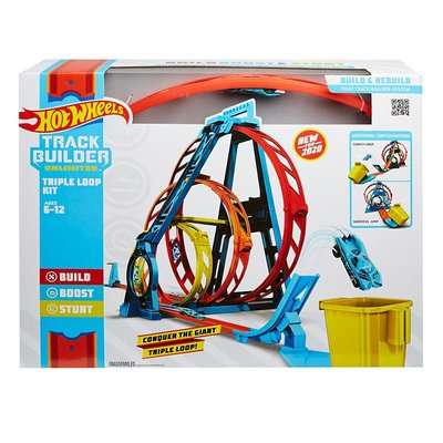 Hot Wheels Track Builder Triple Loop Kit