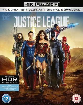 Justice League - 4K Ultra HD + Blu-Ray (Blu-ray disc)