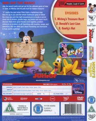 Mickey Mouse Clubhouse: Treasure Hunt (English & Foreign language, DVD)