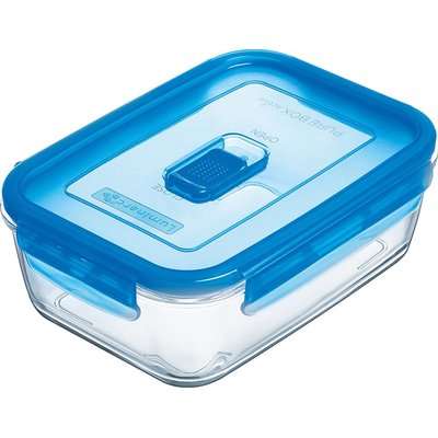 Luminarc Pure Box Active Rectangular Glass Food Keeper 385ml