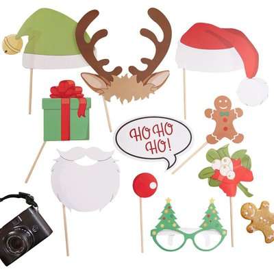 Vintage Noel - Photo Booth Kit (Pack of 1)