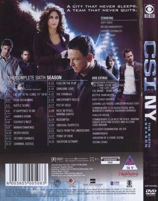 CSI: New York - Complete Season 6 (DVD, Boxed set)