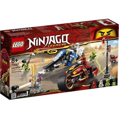 LEGO Ninjago Kai's Blade Cycle & Zane's Snowmobile (376 Pieces)