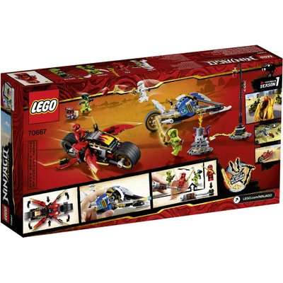 LEGO Ninjago Kai's Blade Cycle & Zane's Snowmobile (376 Pieces)
