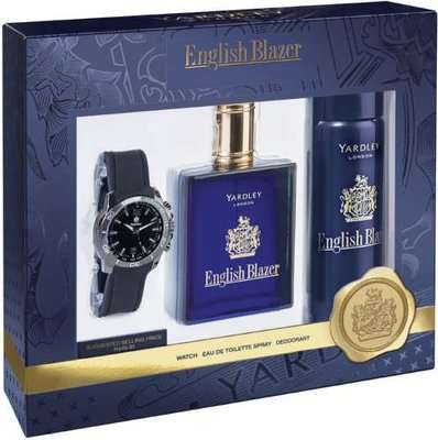 Yardley English Blazer Gift Set: Yardley English Blazer Original Eau de Toilette (100ml), Deodorant