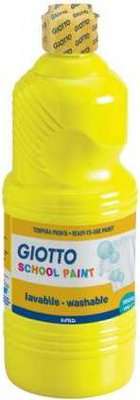 Giotto Washable Paint (1000ml)(Primary Yellow)