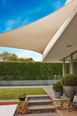 Kalahari Shade Sail  Right Angle Triangle (3.6m)(Sand)