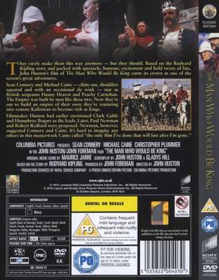 The Man Who Would Be King (English & Foreign language, DVD)