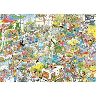 Jumbo Jan Van Haasteren The Holiday Fair Jigsaw Puzzle (1000 Pieces)