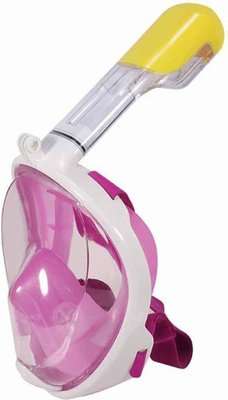 Homemark Dry Dive Snorkel - Full Mask (Pink)(S/M)