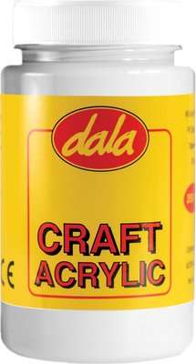 Dala Craft Acrylic Paint (250ml)(White)