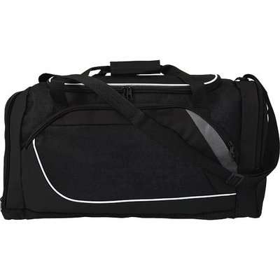 ECO Duffel Bag with Shoe Compartment (Black)