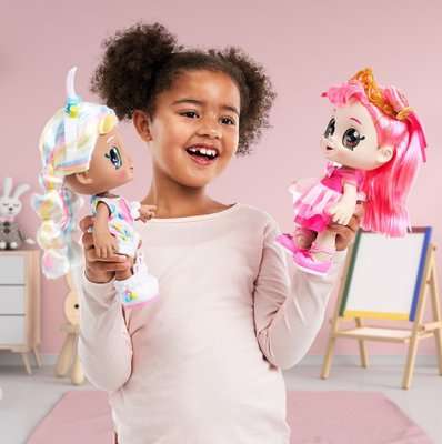 Kindi Kids Toddler Doll: Marsha Mello (Dress Up Friends or Snack Time Friends)(Supplied May Vary)