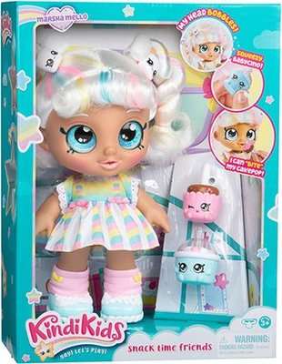 Kindi Kids Toddler Doll: Marsha Mello (Dress Up Friends or Snack Time Friends)(Supplied May Vary)