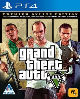 Grand Theft Auto V (5) - Premium Edition (PlayStation 4)