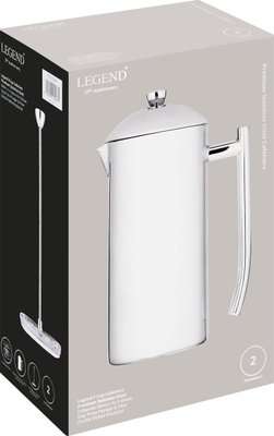 Legend Stainless Steel Cafetiere Coffee Maker (4 Cup) (600ml)