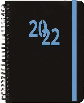 2022 A4 Wiro Page A Day Diary (Blue)